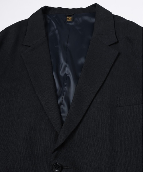 RYU（リュー）の「summer wool 2B jacket（テーラードジャケット・メンズ・ブラック/ネイビー×ホワイト・1/2/4）」の21枚目の写真