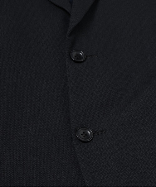 RYU（リュー）の「summer wool 2B jacket（テーラードジャケット・メンズ・ブラック/ネイビー×ホワイト・1/2/4）」の20枚目の写真