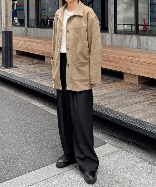 ebure ベージュ 　ジャケット　美品　本日値下げ News | ebure(エブール)