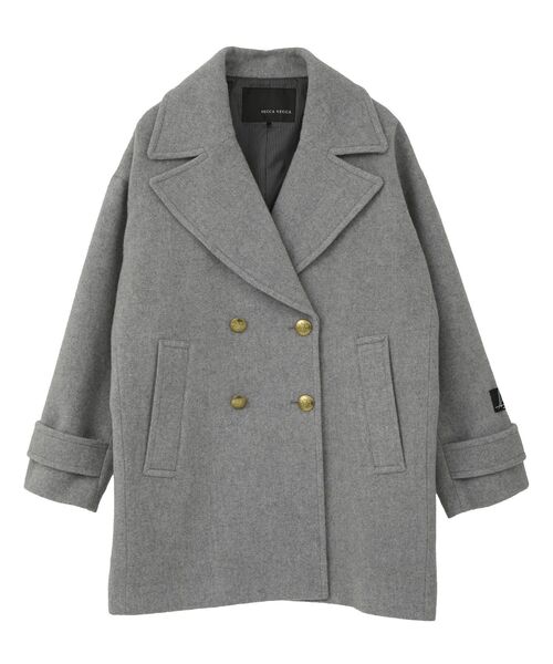 セール】ウール混ミドル丈Pコート（その他アウター）｜YECCA VECCA