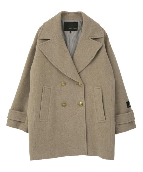 YECCA VECCA（イェッカヴェッカ）の「ウール混ミドル丈Pコート（その他