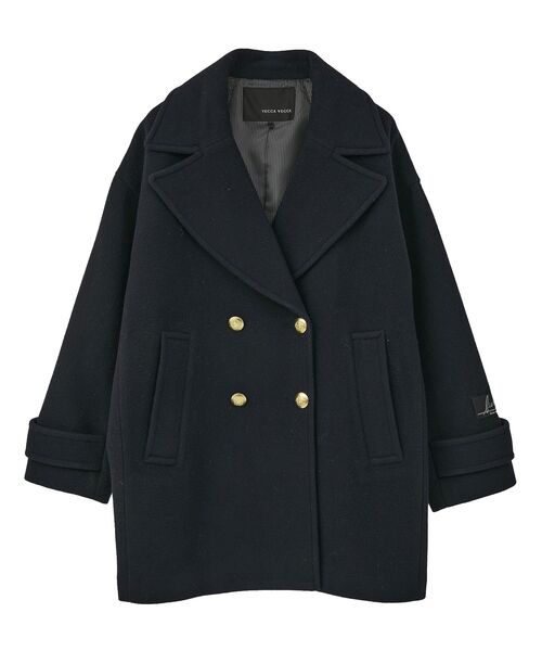 YECCA VECCA（イェッカヴェッカ）の「ウール混ミドル丈Pコート（その他