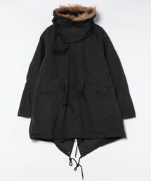 ✰ヒューストン■黒 ✨ファースペア付き◉モッズコート✨【新品未使用】 ✰ヒューストン□黒 ✨ファースペア付き◉モッズコート✨【新品未使用