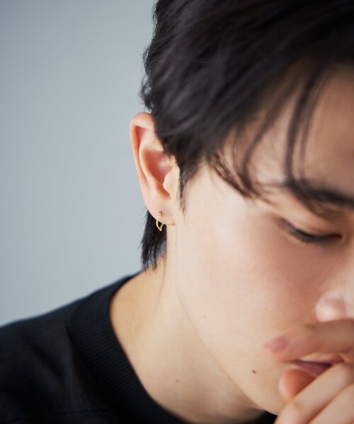 K10YG フープピアス ツイスト（ピアス（両耳用））｜Jouete