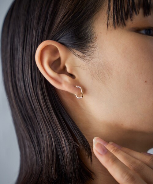 Jouete K10YG フープピアス K10YG フープピアス【size：M】（037595