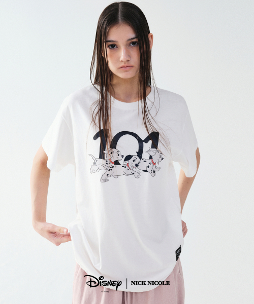 NICK&NICOLE（ニックアンドニコール）の「DISNEY BABY 101 DALMATIAN TOP_WHITE（Tシャツ/カットソー・レディース・その他・FREE）」の2枚目の写真