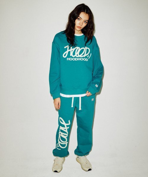 HOODHOOD(フッドフッド)の「シグネチャーロゴスウェットパンツターコイズ(スウェットパンツ・メンズ・その他・MEDIUM/LARGE/X-LARGE)」の5枚目の写真