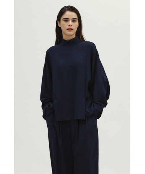 RIM.ARK（リムアーク）の「Dobby stripe flap pullover ドビー
