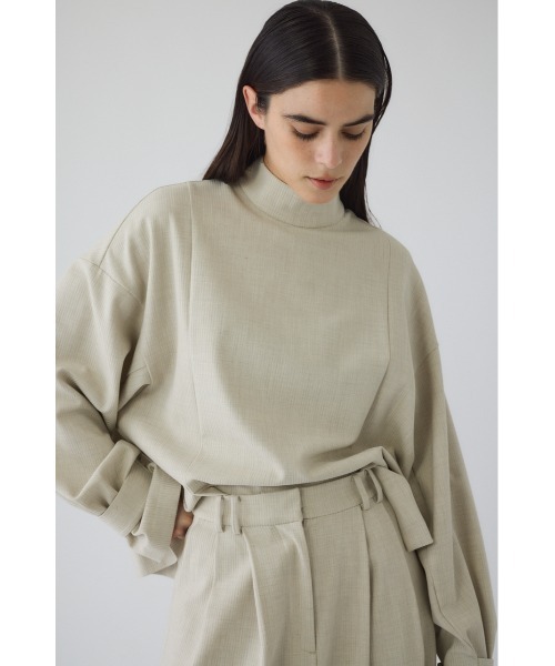 美品 26SS リムアーク Dobby stripe flap pullover RIM.ARK（リムアーク）の「Dobby stripe flap pullover ドビー