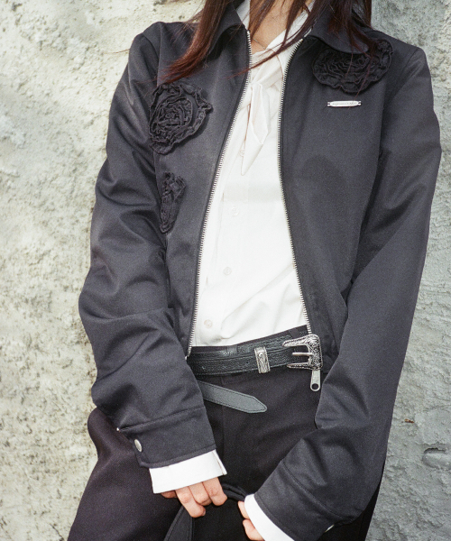 IUGAMAKARAS（イウガマカラス）の「Double Stuff Western Belt (Black)（ベルト・レディース・その他・FREE）」の3枚目の写真