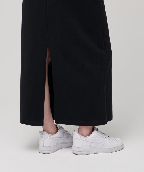 MUSINSA STANDARD WOMAN（ムシンサスタンダードウーマン）の「レディースセーターマキシスカート[黒]（スカート・レディース・その他・SMALL/MEDIUM/LARGE/X-SMALL）」の6枚目の写真
