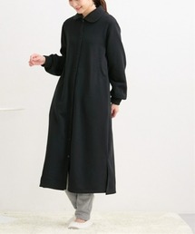 QUNTSTYLE（キュントスタイル）の「【マタニティウェア・授乳服】あったか裏起毛 丸衿ワンピースパジャマ上下セット（産前・産後）（マタニティウェア/グッズ）」