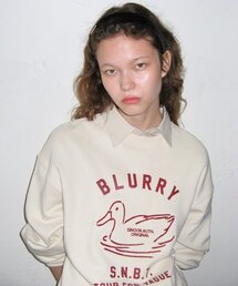 BLURRY DUCK SWEATSHIRT (IVORY)