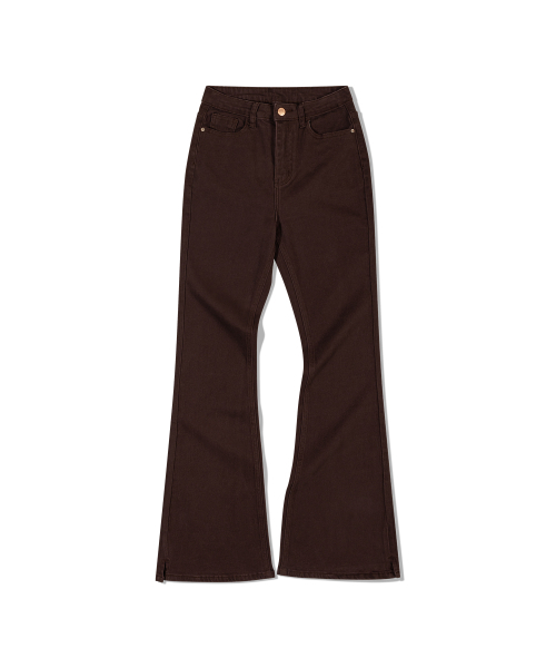 MOAA(モア)の「コントアブーツカットデニム(TRUFFLE BROWN)(デニムパンツ・レディース・その他・MEDIUM/SMALL)」の2枚目の写真