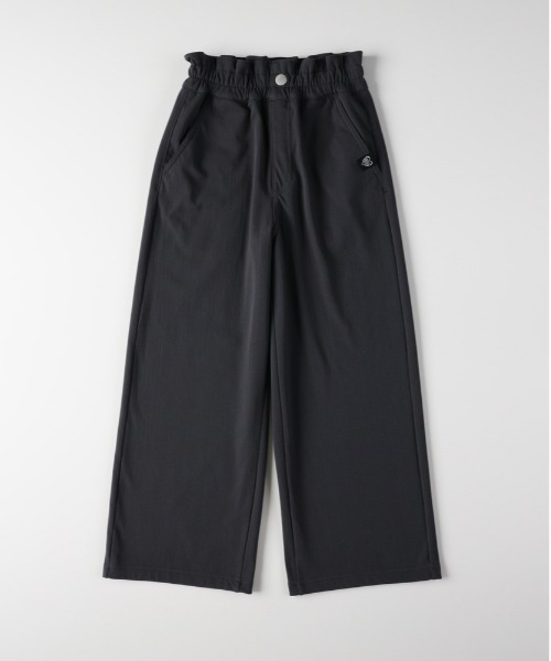 Right-on（ライトオン）の「【VIVIAN BLUE】裏起毛ワイドパンツ （130ｰ160展開）(ゆったりシルエット/暖かい/動きやすい/キッズ向け)（その他パンツ・キッズ・ライラック/ブラック/キナリ/ダークグレー・130/140/150/160）」の3枚目の写真