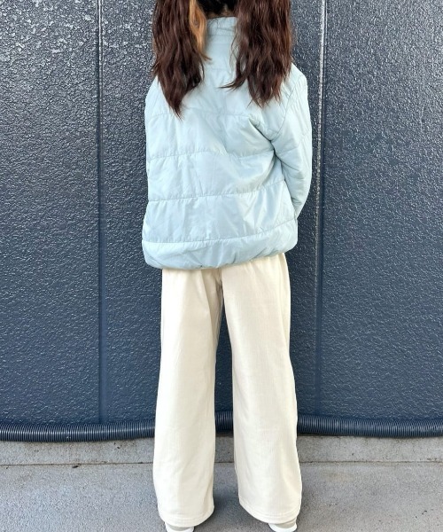 Right-on（ライトオン）の「【VIVIAN BLUE】裏起毛ワイドパンツ （130ｰ160展開）(ゆったりシルエット/暖かい/動きやすい/キッズ向け)（その他パンツ・キッズ・ライラック/ブラック/キナリ/ダークグレー・130/140/150/160）」の20枚目の写真