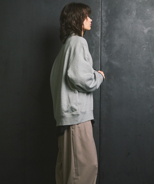 MAISON SPECIAL(メゾンスペシャル)の「《UNISEX》【ONE-MILE WEAR】Prime-Over Crew Neck Sweat Pullover/ワンマイルウェアプライムオーバークルーネックプルオーバースウェット【MAISON SPECIAL/メゾンスペシャル】■セットアップ対応■(スウェット・メンズ・オフホワイト/グレー/チャコールグレー/ブラック・0/1/2)」の12枚目の写真
