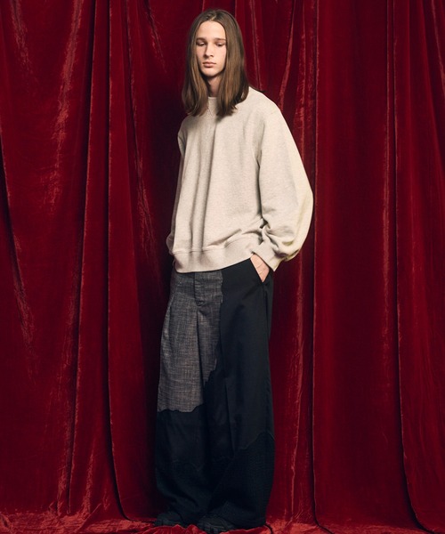 MAISON SPECIAL(メゾンスペシャル)の「《UNISEX》【ONE-MILE WEAR】Prime-Over Crew Neck Sweat Pullover/ワンマイルウェアプライムオーバークルーネックプルオーバースウェット【MAISON SPECIAL/メゾンスペシャル】■セットアップ対応■(スウェット・メンズ・オフホワイト/グレー/チャコールグレー/ブラック・0/1/2)」の10枚目の写真