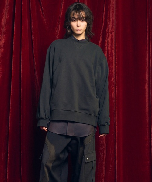MAISON SPECIAL(メゾンスペシャル)の「《UNISEX》【ONE-MILE WEAR】Prime-Over Crew Neck Sweat Pullover/ワンマイルウェアプライムオーバークルーネックプルオーバースウェット【MAISON SPECIAL/メゾンスペシャル】■セットアップ対応■(スウェット・メンズ・オフホワイト/グレー/チャコールグレー/ブラック・0/1/2)」の17枚目の写真