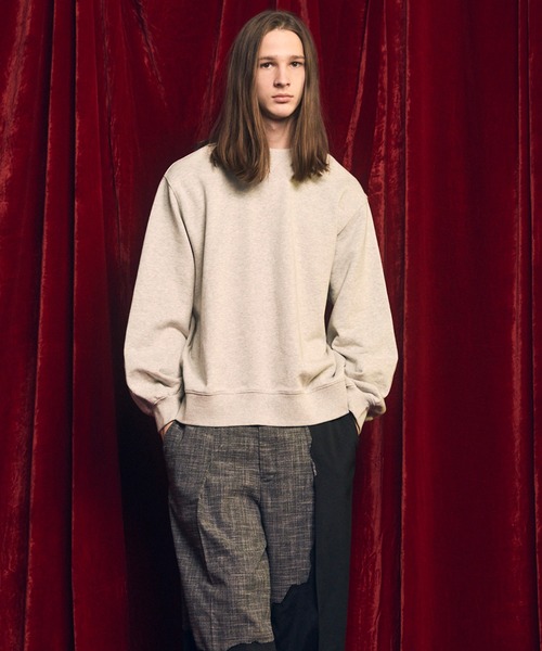 MAISON SPECIAL(メゾンスペシャル)の「《UNISEX》【ONE-MILE WEAR】Prime-Over Crew Neck Sweat Pullover/ワンマイルウェアプライムオーバークルーネックプルオーバースウェット【MAISON SPECIAL/メゾンスペシャル】■セットアップ対応■(スウェット・メンズ・オフホワイト/グレー/チャコールグレー/ブラック・0/1/2)」の20枚目の写真