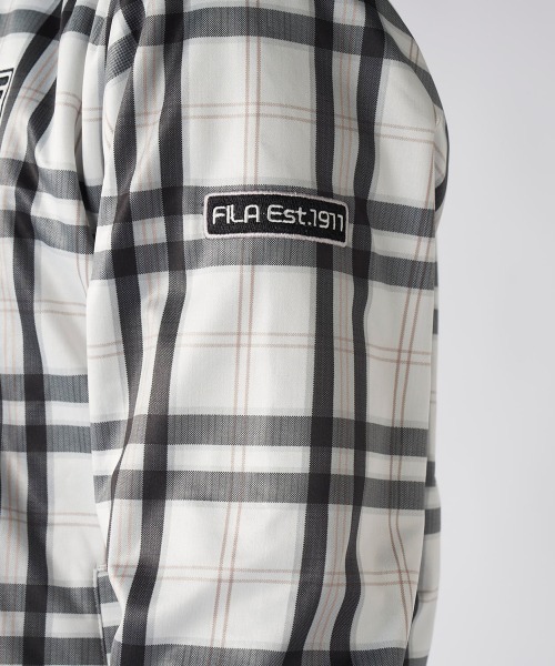 FILA GOLF(フィラゴルフ )の「【FILA GOLF:フィラゴルフ】3層構造ボンディングブルゾン ゴルフ 防風機能(ブルゾン・メンズ・ネイビー/ホワイト/ブラック・MEDIUM/X-LARGE/XX-LARGE/LARGE)」の9枚目の写真