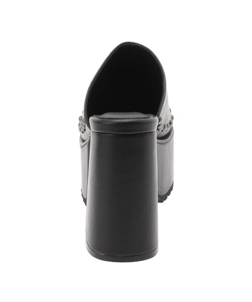 EVRIS（エヴリス）の「スタッズチャンキーヒールサボ（サンダル・レディース・ホワイト/ブラック・SMALL/MEDIUM/LARGE）」の15枚目の写真