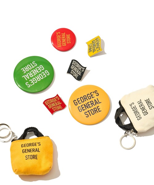 GEORGE'S（ジョージズ）の「[8cm] ジョージズ 缶バッジ（バッジ・レディース・レッド/グリーン/イエロー/ブラック・FREE）」の8枚目の写真