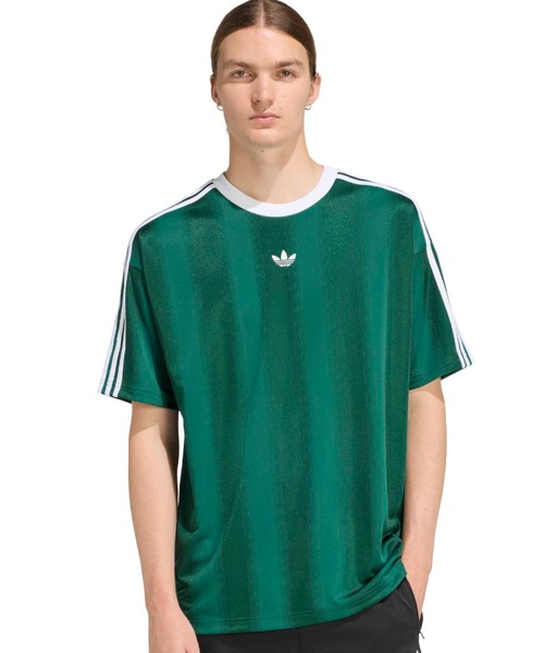 adidas(アディダス)の「adidas JACQUARD JERSEY / アディダス ジャガード ジャージー(ジャージ・メンズ・グリーン・M/S/XXL/XL/L)」の2枚目の写真