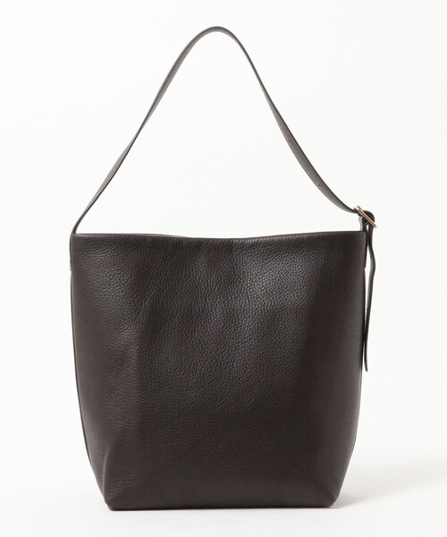 BEAMS F(ビームスエフ)の「S.MANO / TROPEA レザー ショルダー バッグ(トートバッグ・メンズ・ブラック・ONE SIZE)」の3枚目の写真