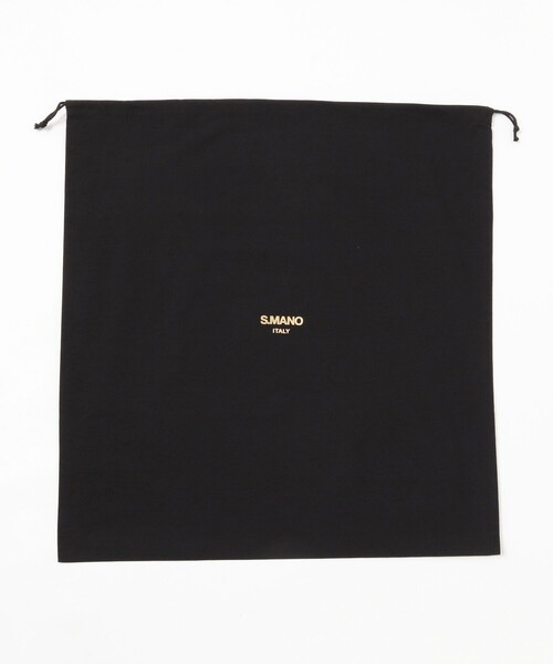 BEAMS F(ビームスエフ)の「S.MANO / TROPEA レザー ショルダー バッグ(トートバッグ・メンズ・ブラック・ONE SIZE)」の7枚目の写真
