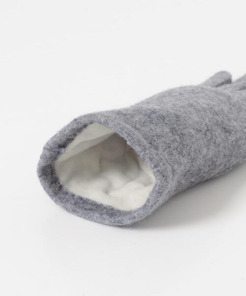 URBAN RESEARCH Sonny Label(アーバンリサーチサニーレーベル)の「ウールミックスニットグローブ(手袋・レディース・ベージュ/グレー/ブラック・ONE)」の8枚目の写真
