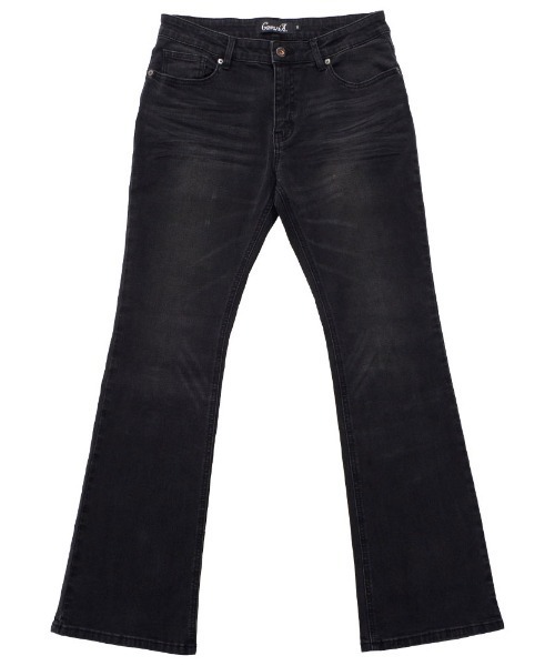 CavariA（キャバリア）の「『CavariA/キャバリア』デニムフレアパンツ（デニムパンツ・メンズ・ブルー/ブラック・M/L/XL/S）」の9枚目の写真