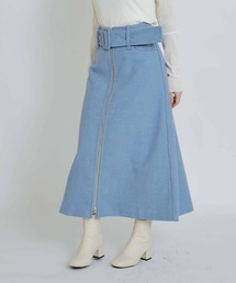 PICCIN | ベルト付きフロントジップスカート(スカート)