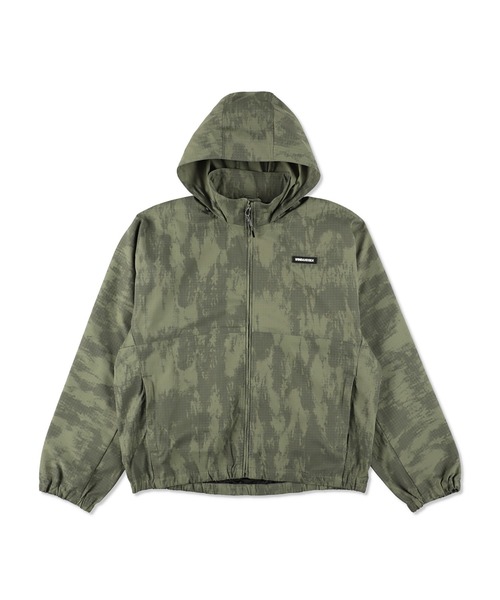 WIND AND SEA(ウィンダンシー)の「BIG LOGO SHELL PARKA(ナイロンジャケット・メンズ・ブルーグレー/カーキ/オレンジ・XL/S/L)」の8枚目の写真