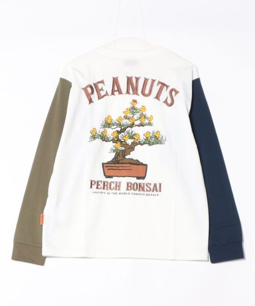KRIFF MAYER（クリフメイヤー）の「スヌーピー刺繍ロンT(盆栽)（Tシャツ/カットソー・メンズ・カラフル/ネイビー/オリーブ/ブラック/オフホワイト・X-LARGE/LARGE/MEDIUM）」の10枚目の写真