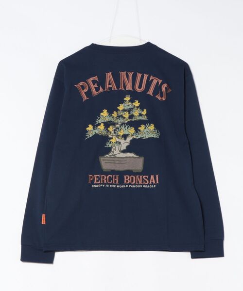 KRIFF MAYER（クリフメイヤー）の「スヌーピー刺繍ロンT(盆栽)（Tシャツ/カットソー・メンズ・カラフル/ネイビー/オリーブ/ブラック/オフホワイト・X-LARGE/LARGE/MEDIUM）」の8枚目の写真