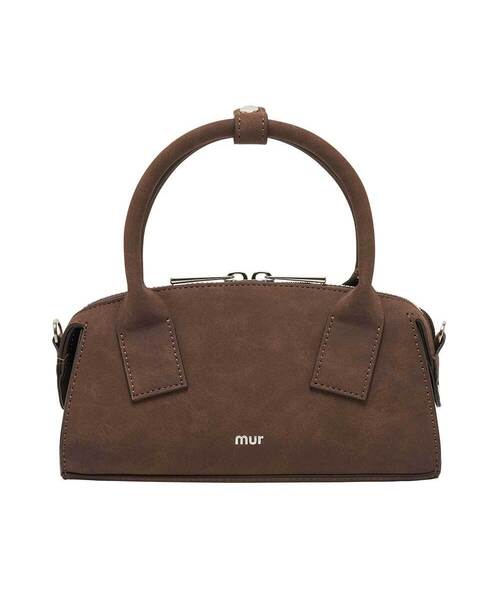 mur（ミュール）の「フローミニバッグ(9color)（ショルダーバッグ・レディース・ブラック×シルバー/ブラウン系/ダークブラウン系/Cream/アイボリー/シルバー/レッド/ブラック/ダークブラウン・FREE）」の5枚目の写真