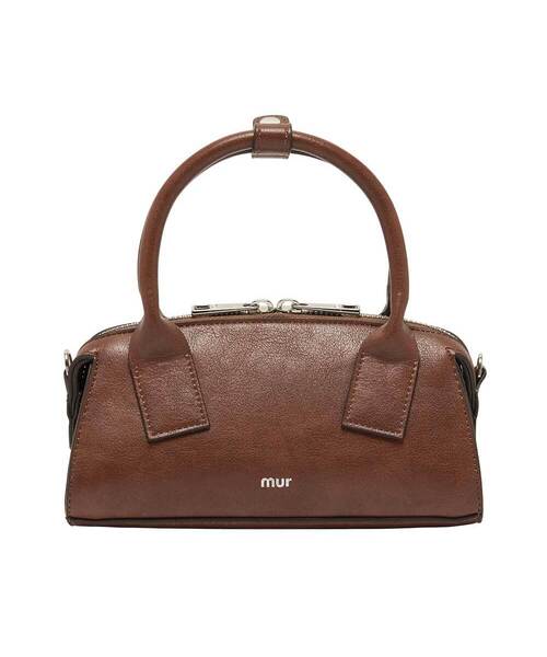 mur（ミュール）の「フローミニバッグ(9color)（ショルダーバッグ・レディース・ブラック×シルバー/ブラウン系/ダークブラウン系/Cream/アイボリー/シルバー/レッド/ブラック/ダークブラウン・FREE）」の4枚目の写真