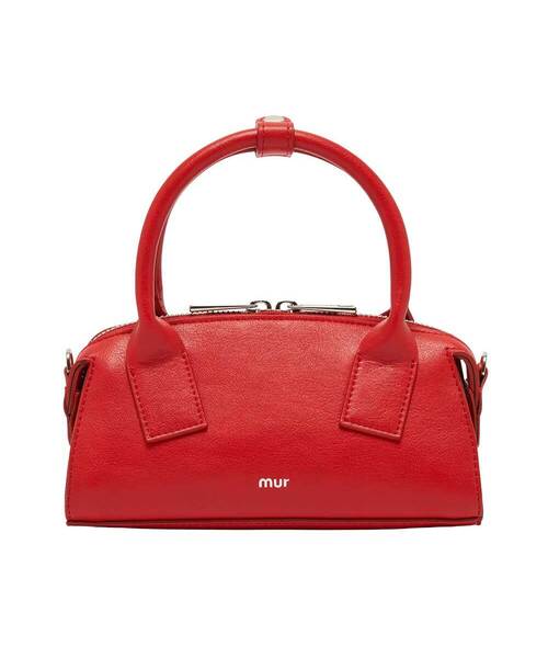 mur（ミュール）の「フローミニバッグ(9color)（ショルダーバッグ・レディース・ブラック×シルバー/ブラウン系/ダークブラウン系/Cream/アイボリー/シルバー/レッド/ブラック/ダークブラウン・FREE）」の8枚目の写真