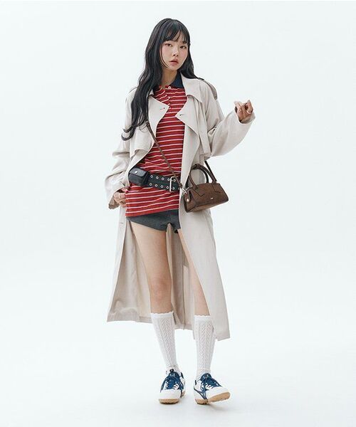 mur（ミュール）の「フローミニバッグ(9color)（ショルダーバッグ・レディース・ブラック×シルバー/ブラウン系/ダークブラウン系/Cream/アイボリー/シルバー/レッド/ブラック/ダークブラウン・FREE）」の18枚目の写真