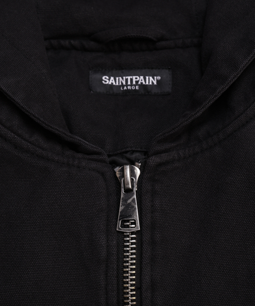 SAINTPAIN(セイントペイン)の「SP ウェスタンフードコットンボンバージャケットブラック(ブルゾン・レディース・その他・MEDIUM/LARGE)」の7枚目の写真