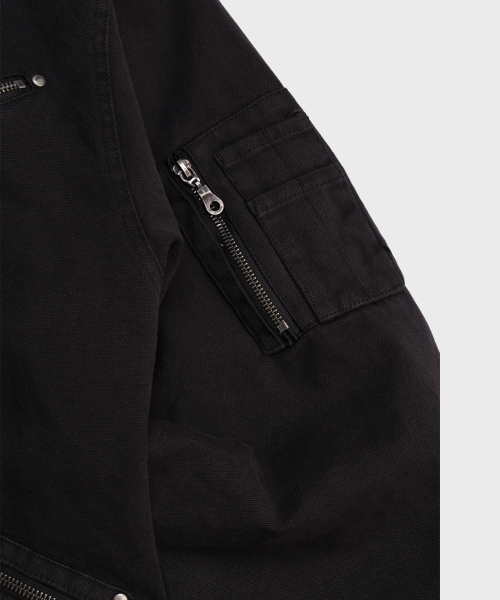 SAINTPAIN(セイントペイン)の「SP ウェスタンフードコットンボンバージャケットブラック(ブルゾン・レディース・その他・MEDIUM/LARGE)」の8枚目の写真