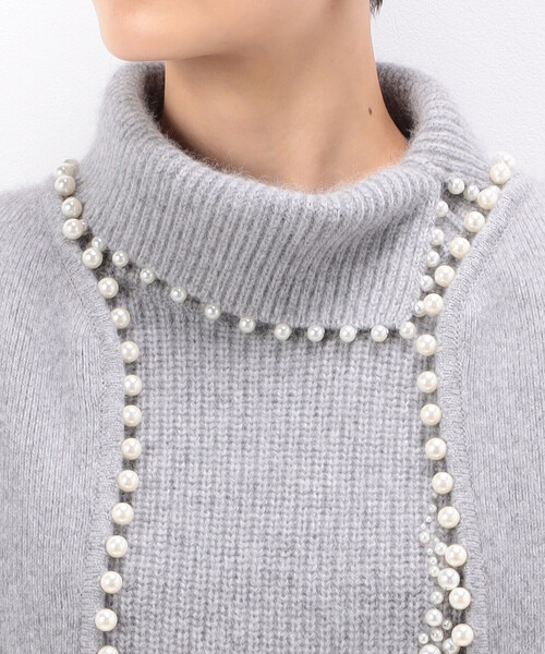 Gabardine K.T（ギャバジンケーティー）の「〔 +サイズ 〕 アンゴラ混ミックスヤーン ショートカーディガン（カーディガン/ボレロ・レディース・ホワイト・13号/17号）」の9枚目の写真