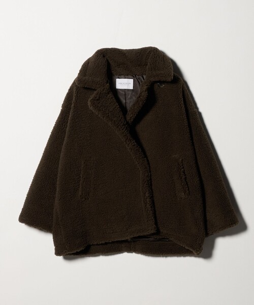 マルゥユナイテッドアローズ　ミックスボアコート A DAY IN THE LIFE UNITED ARROWS（アデイインザライフユナイテッド