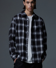 NOT4NERD | N4ND Offshoot Flannel Shirt - Black(シャツ/ブラウス)