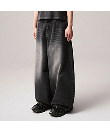 ZENDUST（ジェンダスト）の「Rothen Wide Denim Pants WASHING BLACK（デニムパンツ）」