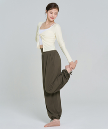 SKULLPIG（スカルピグ）の「SWP25006-03 ソフテックスツーウェイハレムパンツチャコールブラウン（その他パンツ）」