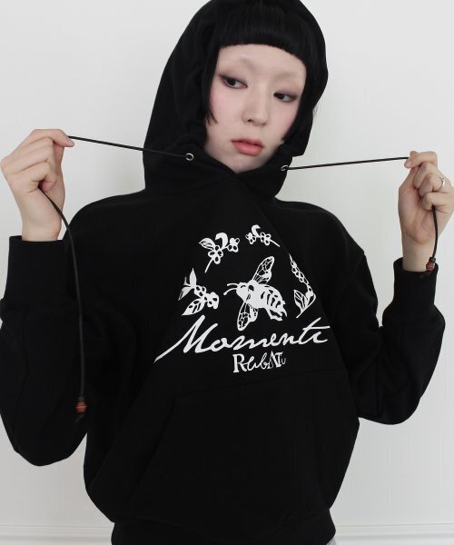 RUBATI(ルバティ)の「Honeybee HOOD (BLACK)(パーカー・レディース・その他・FREE)」の3枚目の写真