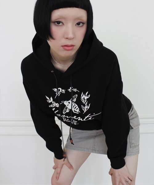 RUBATI(ルバティ)の「Honeybee HOOD (BLACK)(パーカー・レディース・その他・FREE)」の6枚目の写真