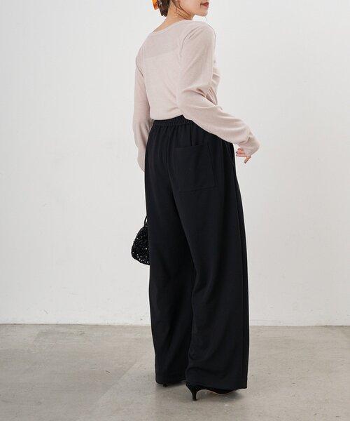SHENERY（シーナリー）の「ポンチ2タックパンツ（その他パンツ・レディース・ブラック/ベージュ・36/38）」の13枚目の写真